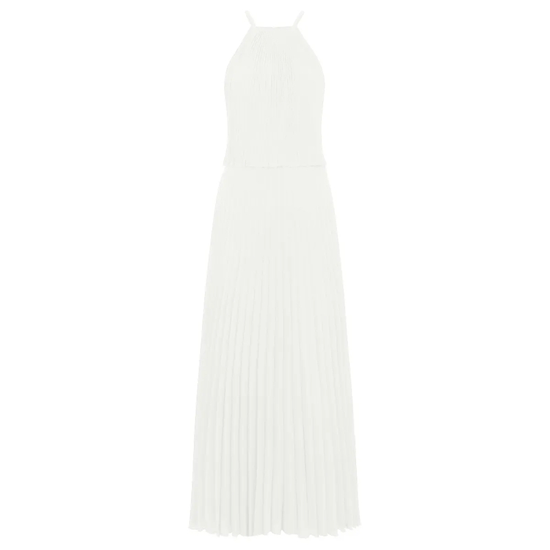 Apart Abendkleid Chiffonkleid creme