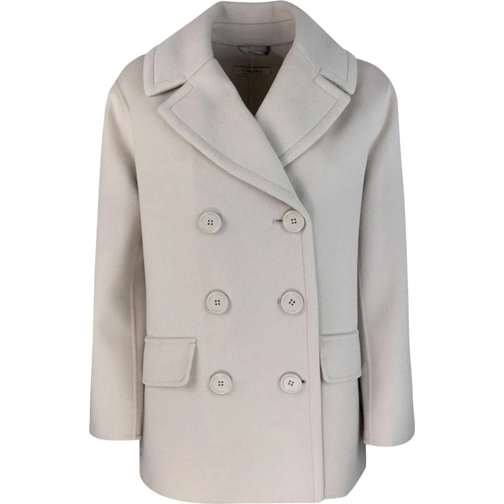 Max Mara Sommerjacken 'S MAX MARA Coats White weiß