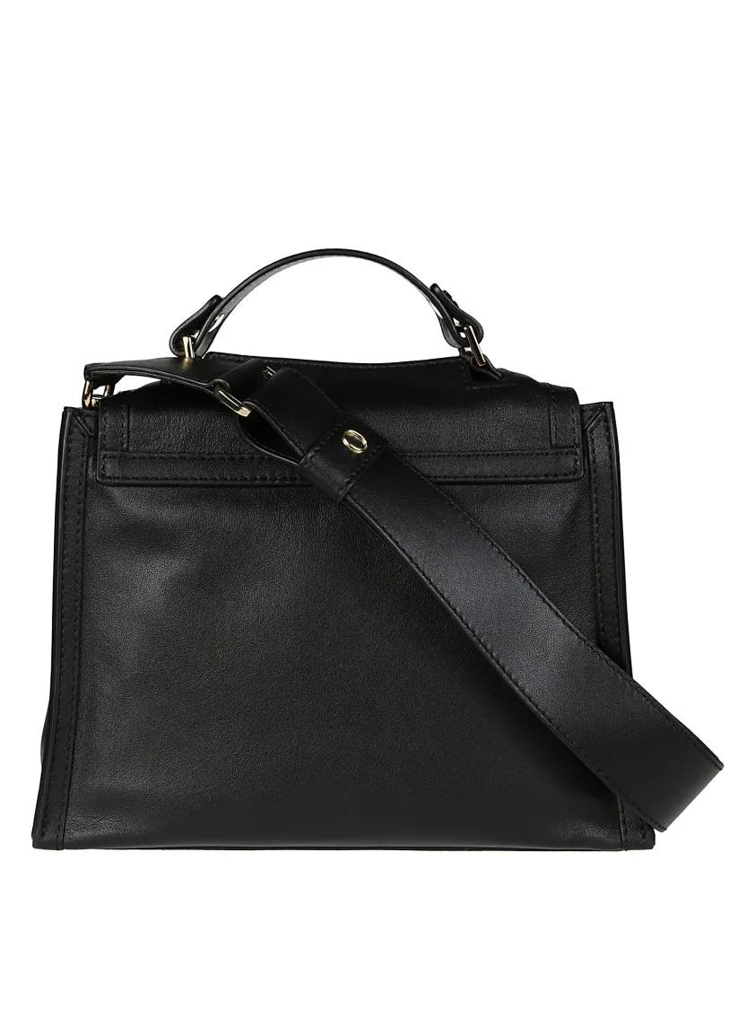 Orciani Hobo bags Sveva S Nappa Handhag in zwart