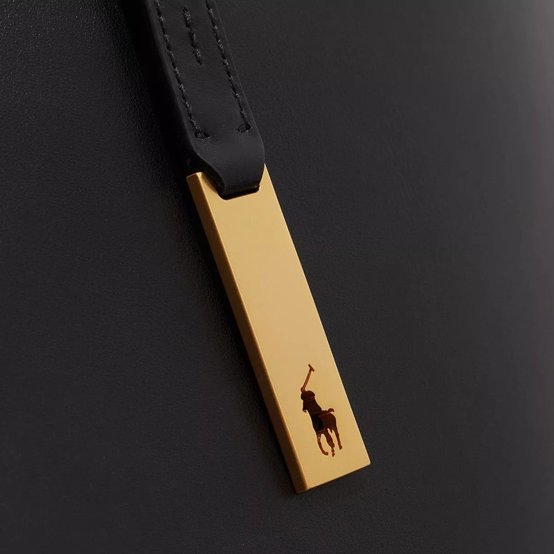 Polo Ralph Lauren Hobo Bag Md Shoulder Bag Medium Black(Image 4)