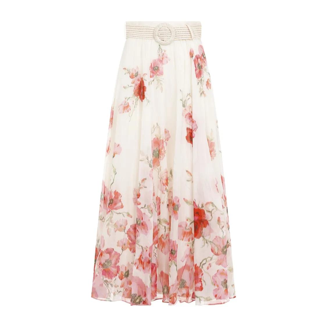 Zimmermann - Lightburst Maxi Skirt - Größe 2 -