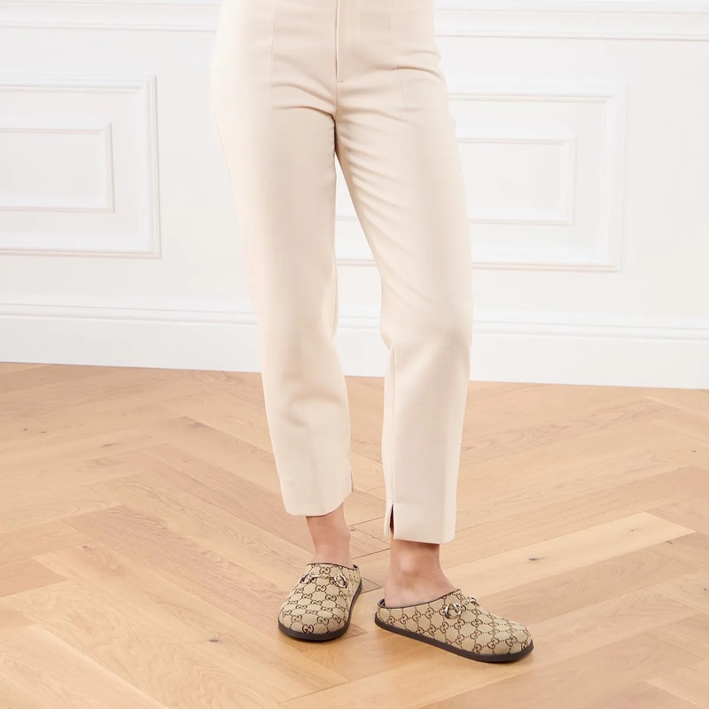 Gucci Mules W SOL MULE CANVAS GG W/HB(Image 2)