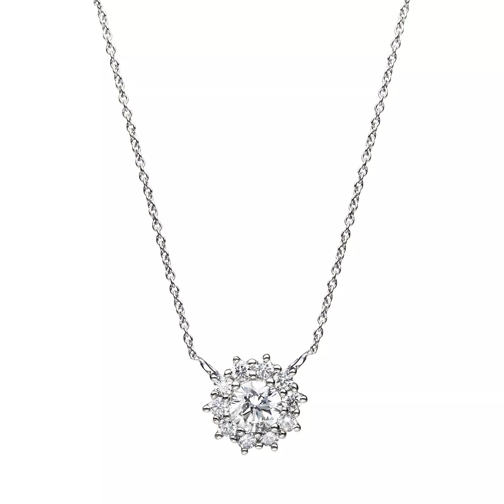 Created Brilliance The Anya Lab Grown Diamond Necklace White Gold Kurze Halskette