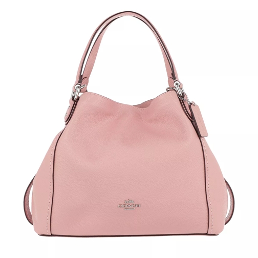 Coach Polished Leather Edie 28 Shoulder Bag Peony Borsa a tracolla