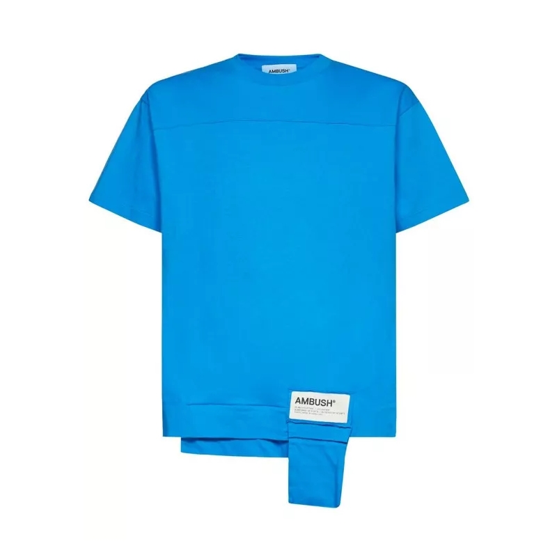 Ambush T-shirt Cotton Logo T-Shirt Blue