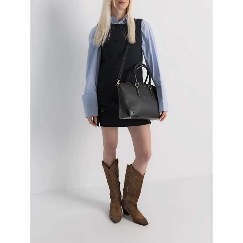 MICHAEL Michael Kors Schooltas Murphy Lg Ew Dome Satchel Black(Image 3)