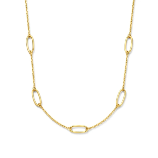 BELORO Beloro Jewels Della Spiga Eva 9 Karat Gold Halsket Gold Mellanlångt halsband