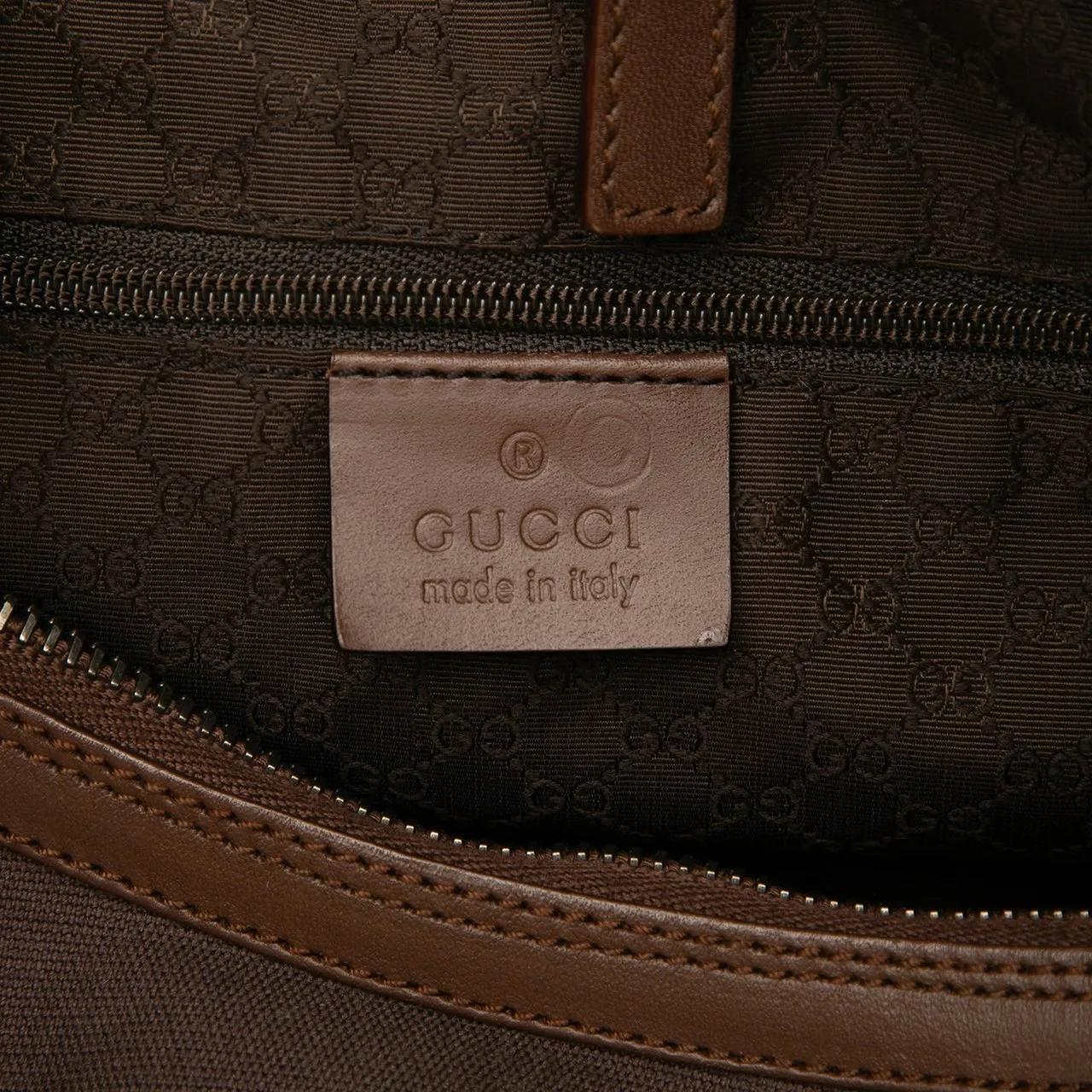Thumbnail - Gucci Hobo Bags - Canvas Web Shoulder Bag - Gr. unisize - in Braun - für Damen