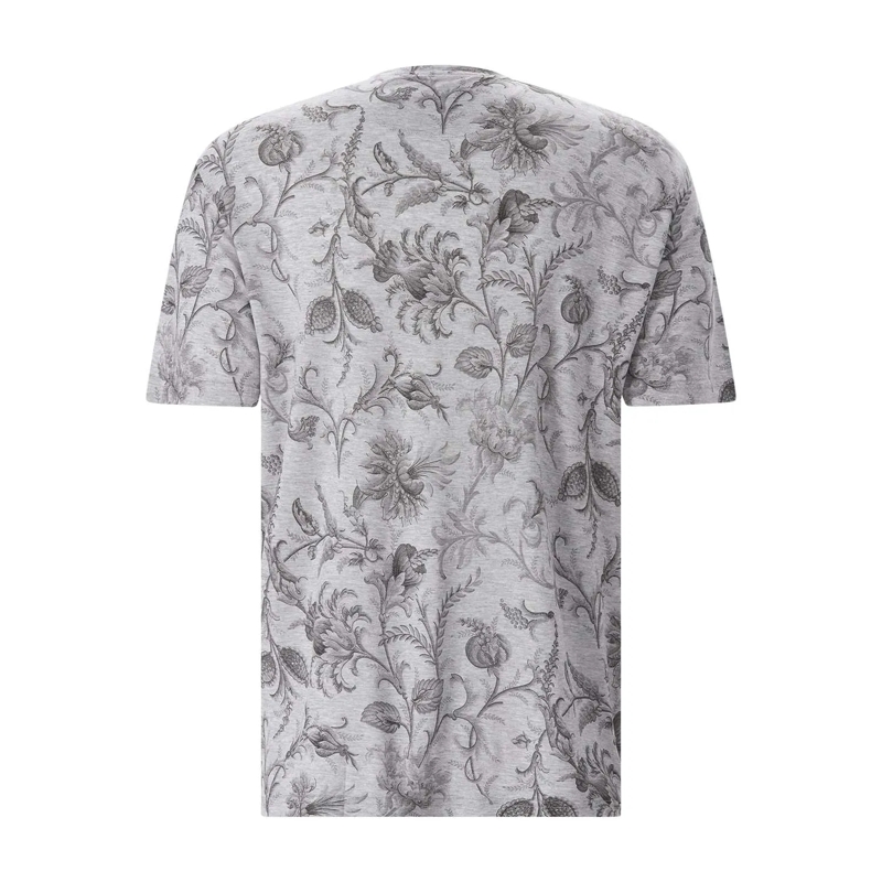 Etro T-Shirt T-Shirt mit floralem Muster grau(Image 2)