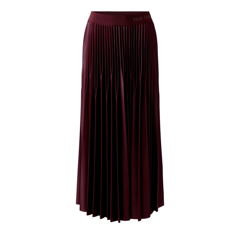 Oui Maxirock Plisséerock beere