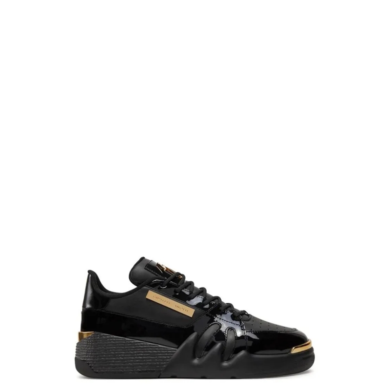 Giuseppe Zanotti Sneaker basse Multicolor Leather Sneakers Black