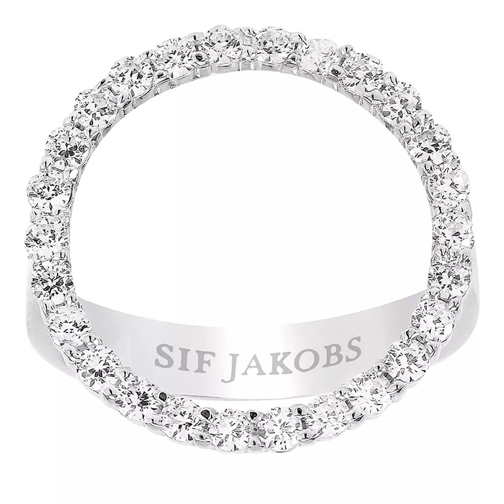 Sif Jakobs Jewellery Biella Grande Ring Sterling Silver 925 Anello da fidanzamento