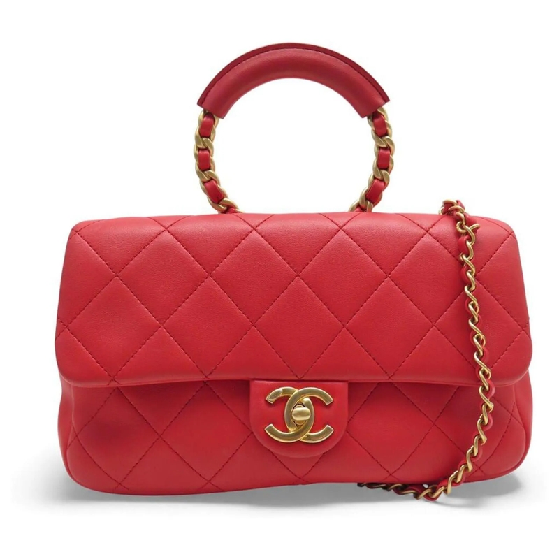 Chanel Crossbody Bag NEUE CHANEL LOOP HANDTASCHE AS1358 TIMELESS VERSCH rot