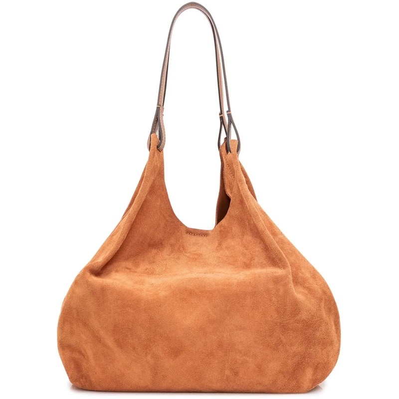 Gianni Chiarini Sac à bandoulière Borsa a Spalla Dua in Pelle Scamosciata beige(Image 3)