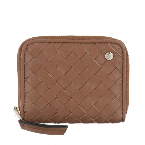 Abro Piuma Wallet Leather Cuoio Portemonnaie mit Zip-Around-Reißverschluss
