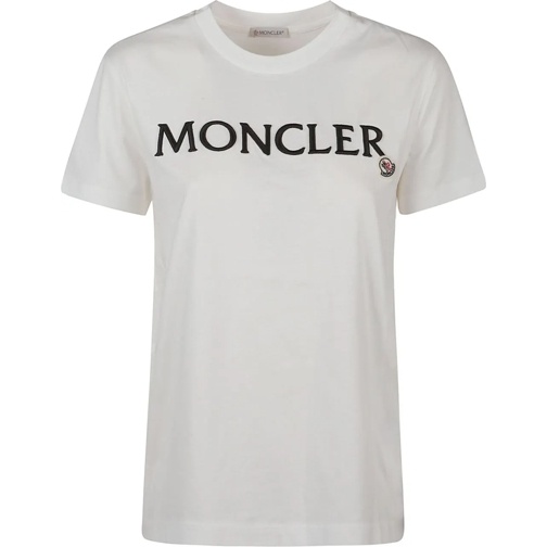 Moncler T-shirts Logo T-shirt White weiß