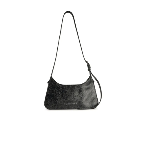 Acne Studios Black Leather Bag Black Axelremsväska