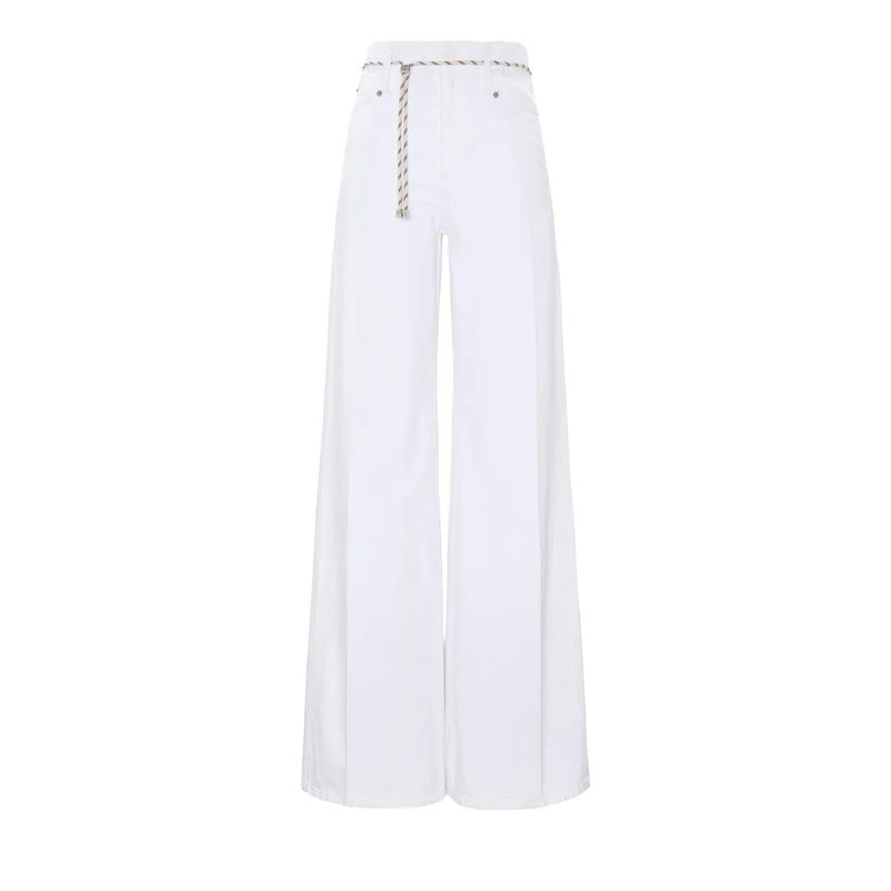 Dorothee Schumacher Stoffhose DENIM ATTRACTION pants pure white