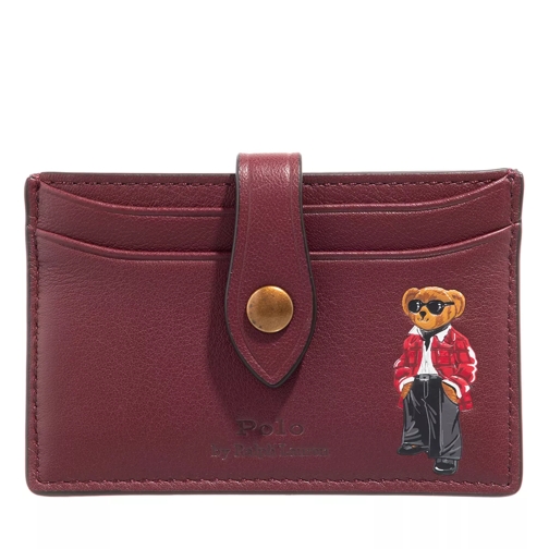 Polo Ralph Lauren Blpt Snp Cc Wallet Small Bordeaux Porta carte di credito