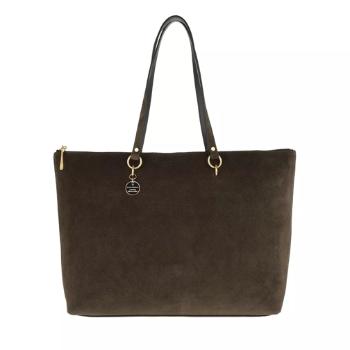 Coccinelle Alpha Suede Shopping Bag Reef Shopping Bag