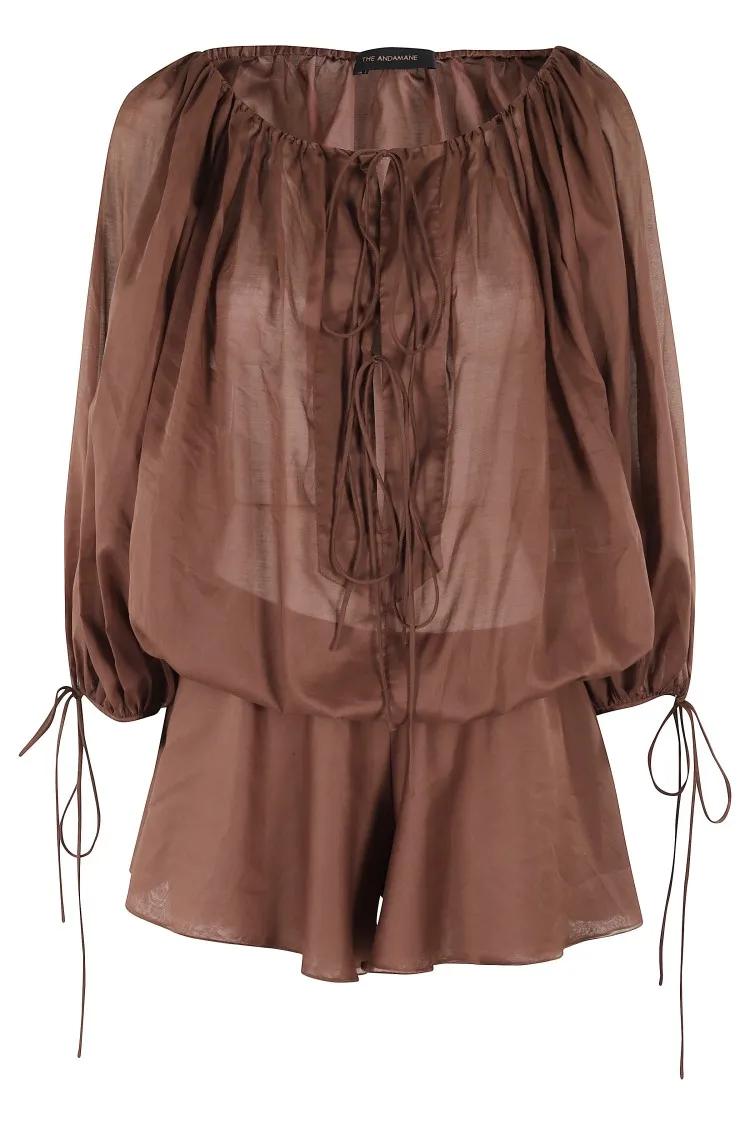 Thumbnail - Andamane - Wilma Playsuit - Größe 38 - brown