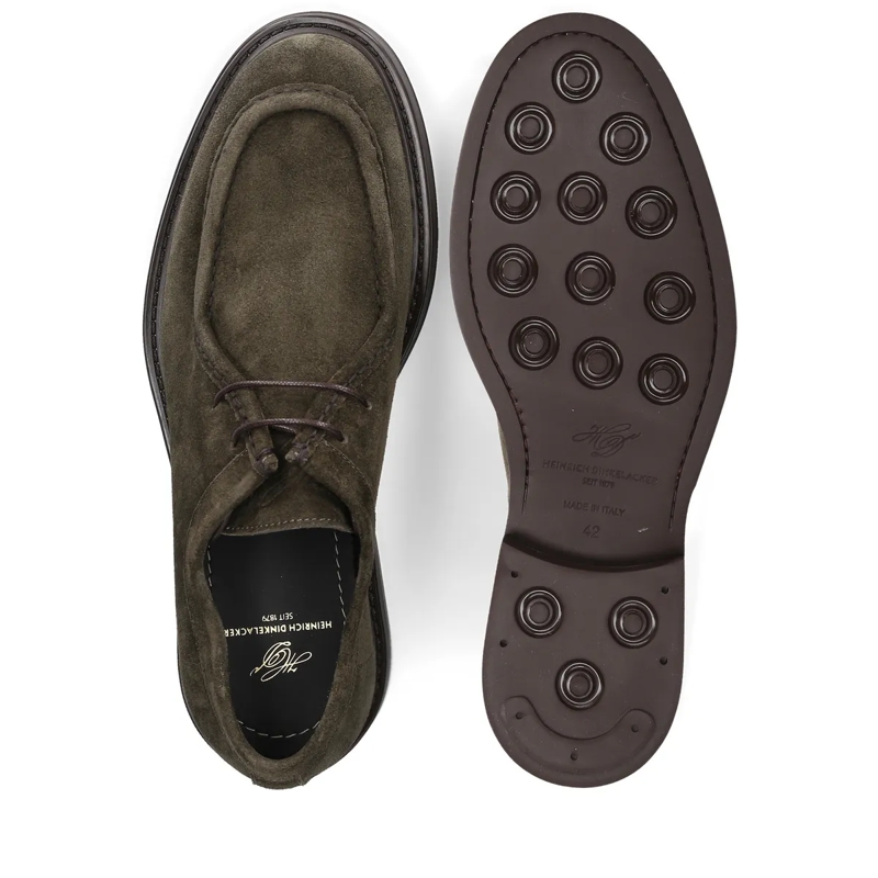 Heinrich Dinkelacker Schnürschuhe Schnürer Florenz Plain V dunkel-grün(Image 4)