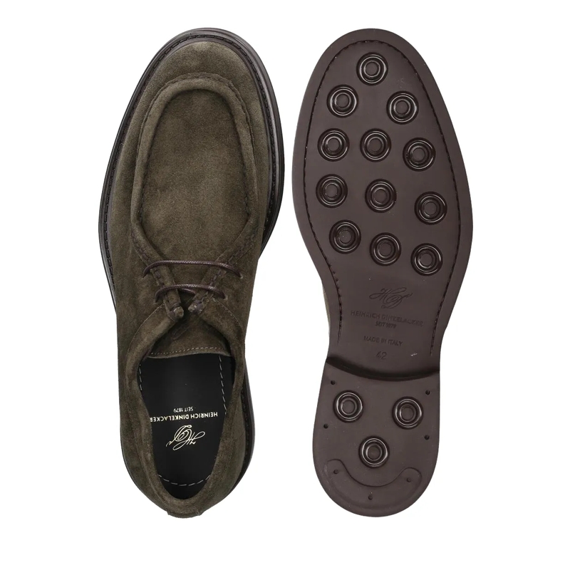 Heinrich Dinkelacker Schnürschuhe Schnürer Florenz Plain V dunkel-grün(Image 4)
