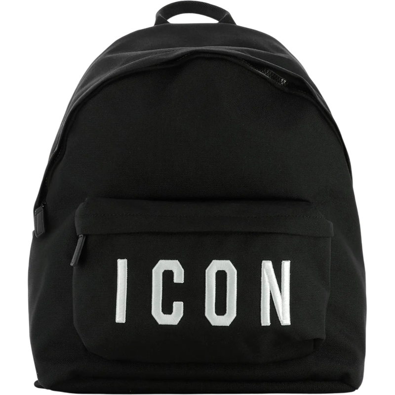 Dsquared2 Rugzak Zaino Icon in tela nera a cupola schwarz