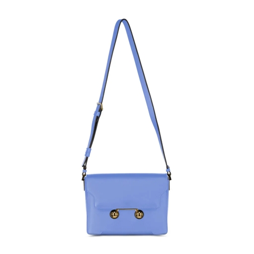 Marni Crossbodytas Handtasche mit goldenen Details Hellblau