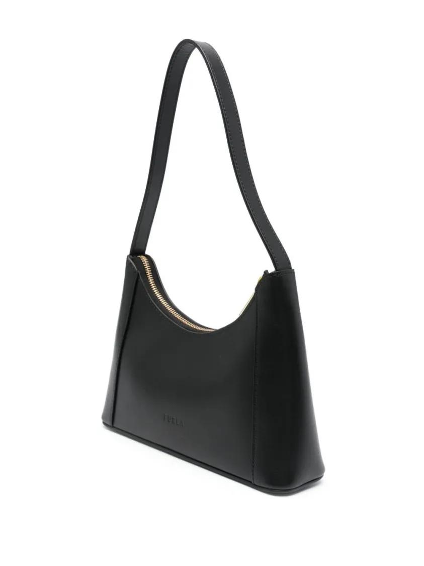 Furla Hobo bags Compact Shoulder Bag in zwart