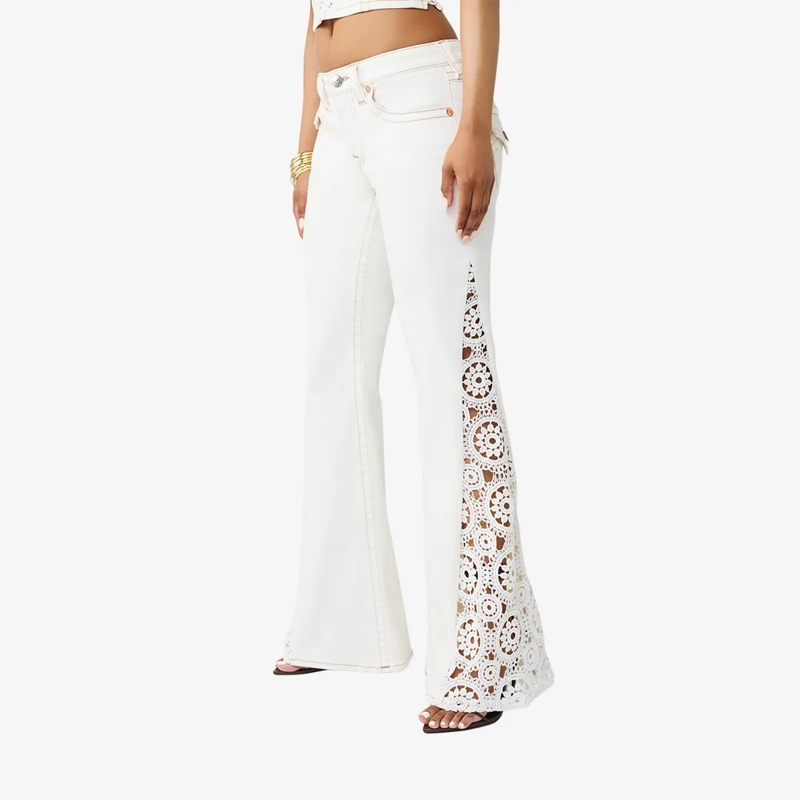 True Religion Jeans Jeans CROCHET Flare offwhite(Image 3)