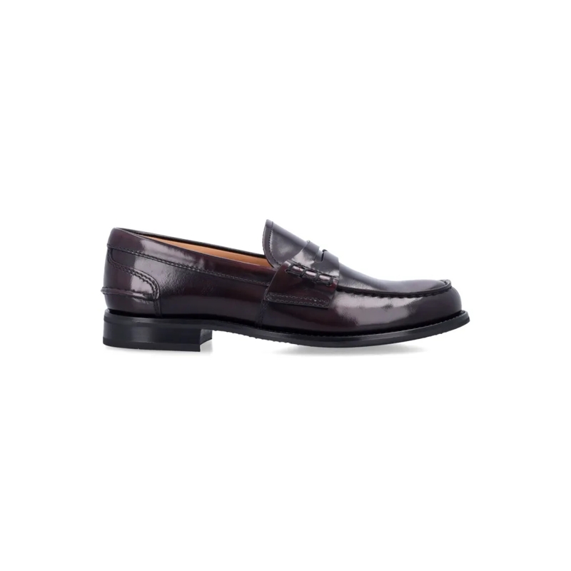 Church's Ballerinas Pembrey W 5 Polished Fumè Loafer Black