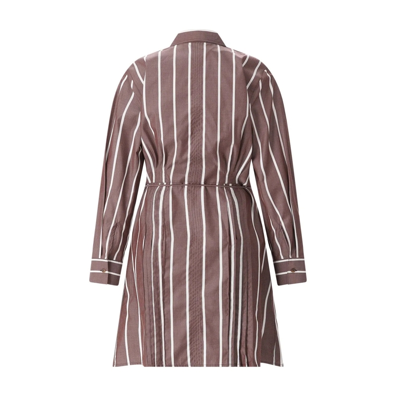 Rag & Bone Minikleid Gestreiftes Blusenkleid Taylor braun(Image 2)