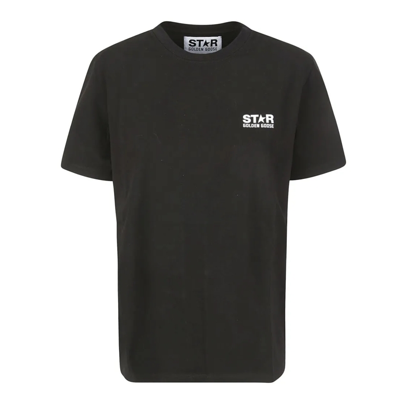 Golden Goose T-shirt Classic Black T-Shirt With Iconic Branding Black