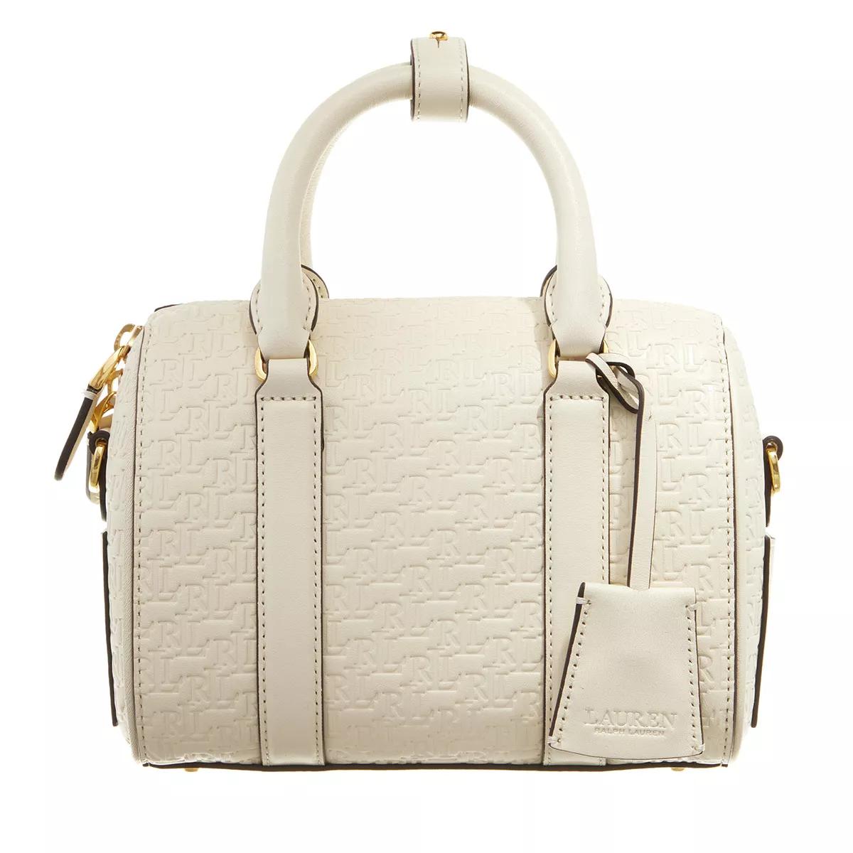 Lauren Ralph Lauren Kaden 19 Satchel Small Vanilla/Buff Bowling Bag