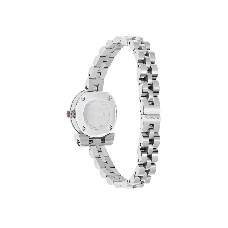 Salvatore Ferragamo Quarzuhr Quarz Analog Uhr Kk-Gancino 22 Restyling silber(Image 2)