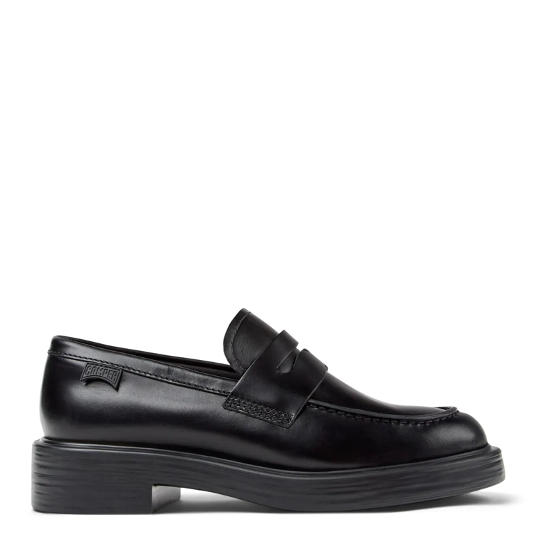 Camper Bootsschuhe Mokassins Dean schwarz