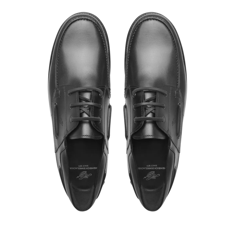 Heinrich Dinkelacker Bootsschuhe Bootsschuh Miami Plain BC schwarz(Image 4)