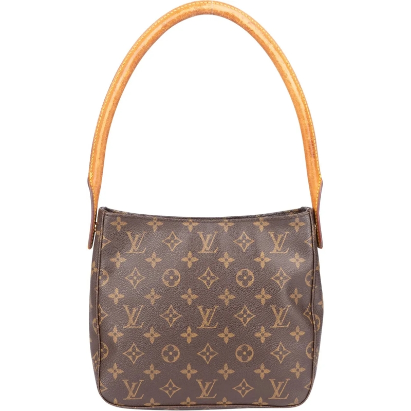 Louis Vuitton Schultertasche Louis Vuitton Canvas Monogram Looping MM Shoulder  braun