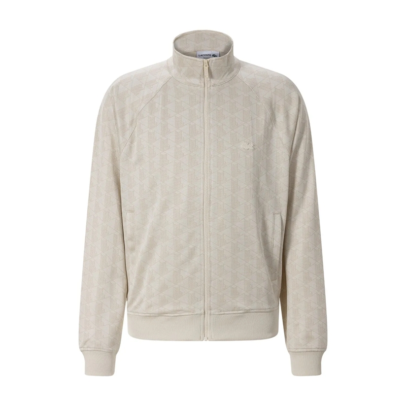 Lacoste veste Sweatjacke mit Stehkragen weiß(Image 3)