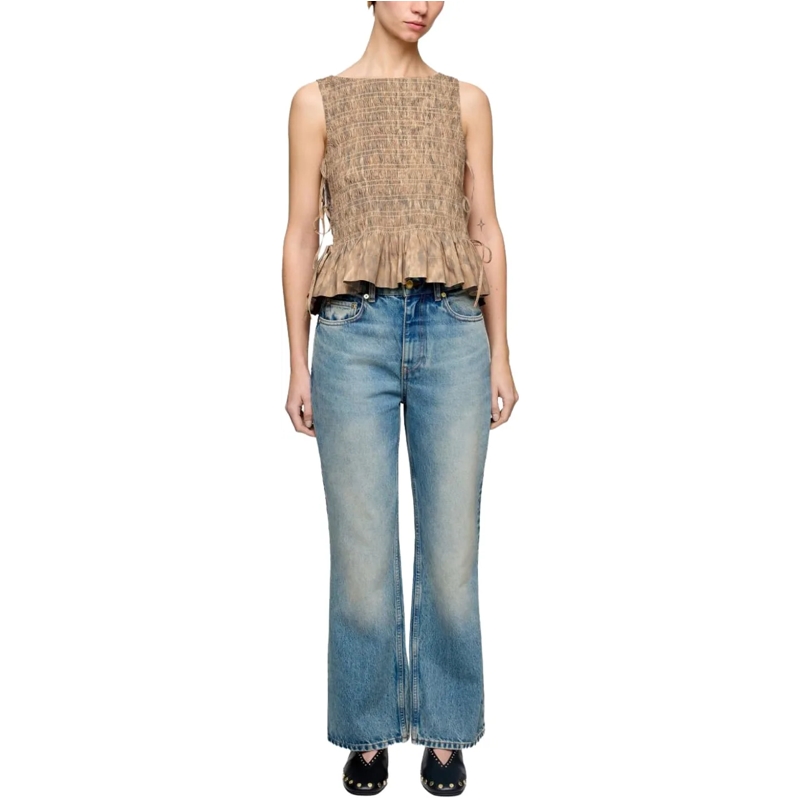 GANNI Top Top Beige beige(Image 2)