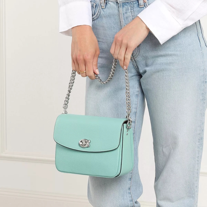 Cassie 19 Crossbody Bag - Coach - Leather - Blue