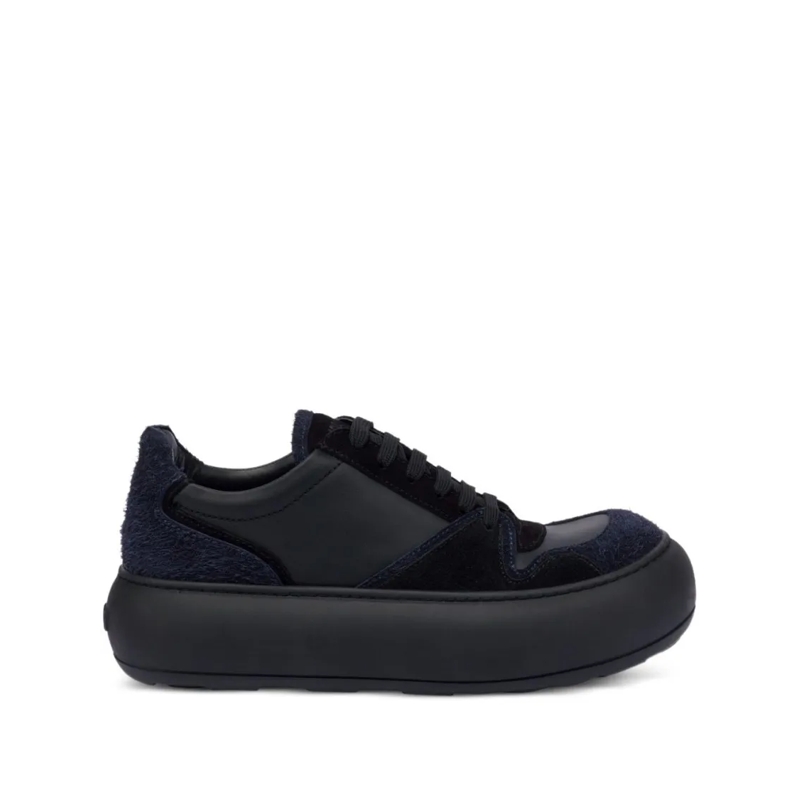 Moschino Lage-top sneaker Textured Silk And Nylon Low-Top Sneakers Black