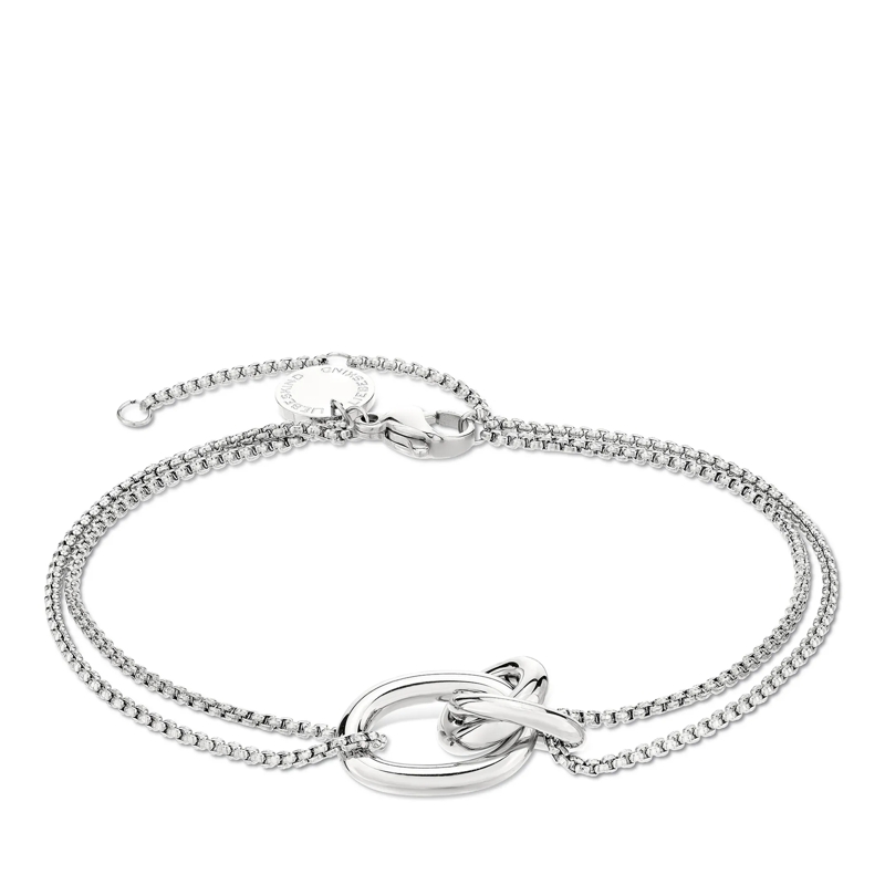 Liebeskind Berlin Armband Edelstahl Modern Knot silber