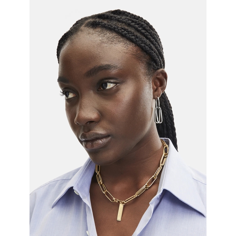 Liebeskind Berlin Ohrstecker Edelstahl Special Link silber(Image 2)