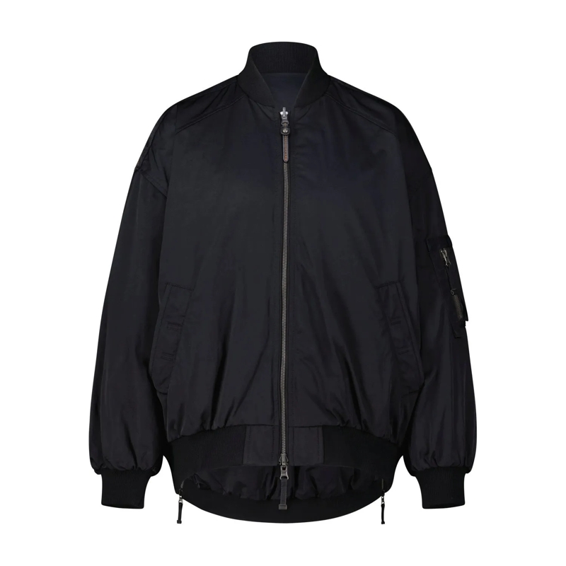 Parajumpers Übergangsjacke Wende-Bomberjacke mit Daunenfüllung Schwarz