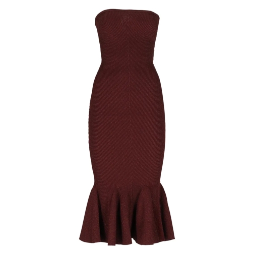 Retrofete Midi-Kleider Bordeaux Blerina Dress Burgundy