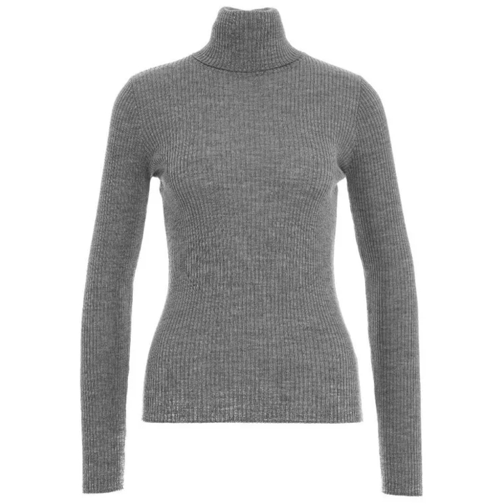 Jucca Grey Knitted Turtleneck Grey