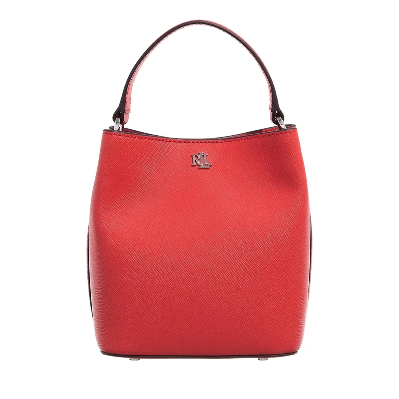 Lauren Ralph Lauren Bucket Bag Reese Sm Bkt-Bucket Bag-Small Bright Vermillion