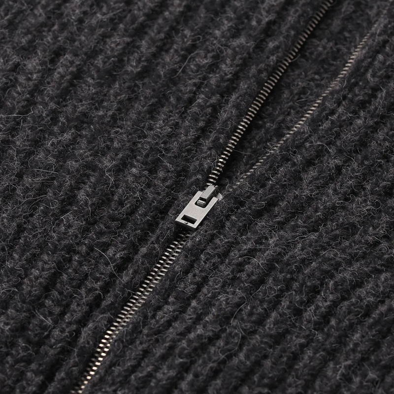 Lemaire Cardigan Strickjacke aus Alpaka-Yak-Mix grau(Image 3)